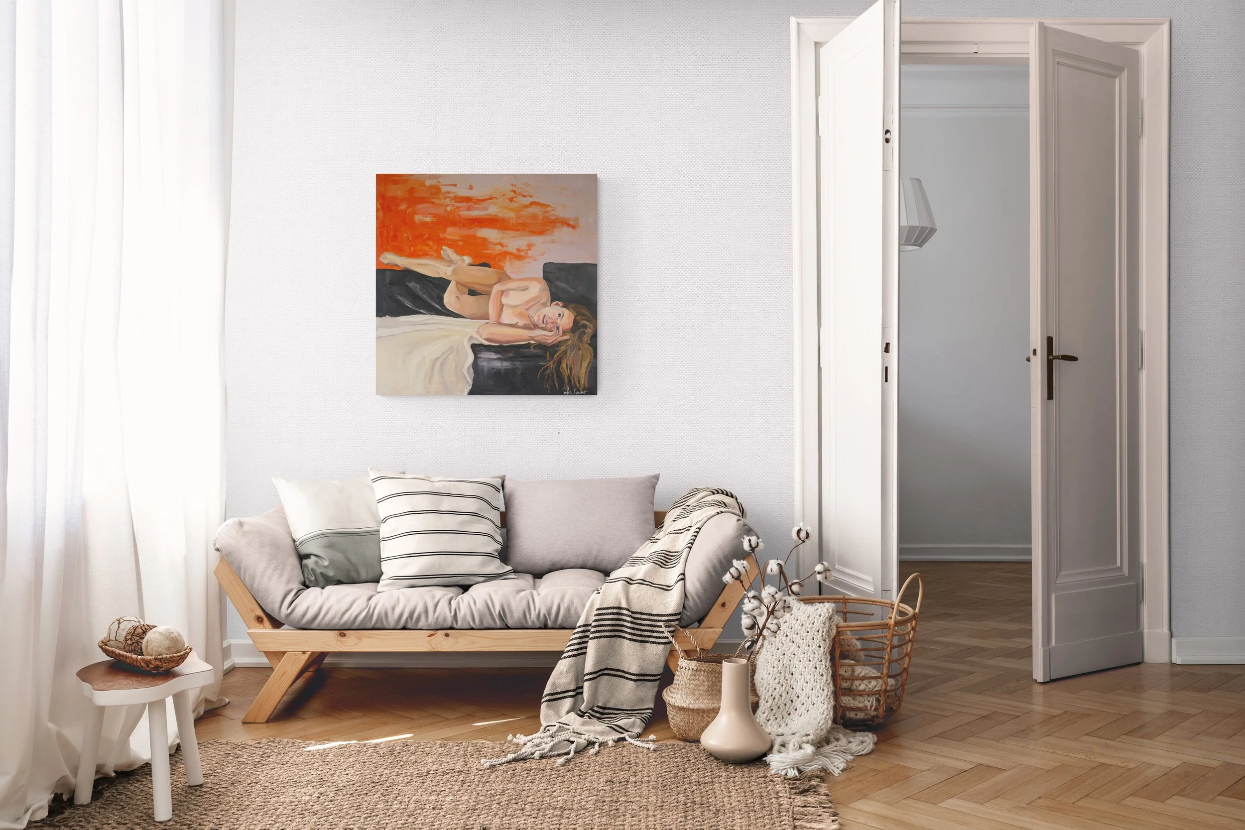 Wild | 73x73cm — Sofia Franco Art